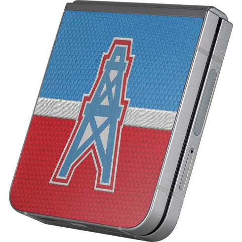NFL Houston Oilers Vintage Galaxy Z Flip6 Skin