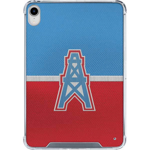 NFL Houston Oilers Vintage iPad 11th Gen (2025) Clear Case
