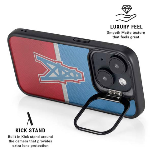 NFL Houston Oilers Vintage iPhone 14 Plus Kickstand Case