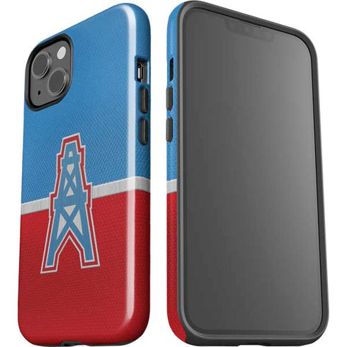 NFL Houston Oilers Vintage iPhone 15 Impact Case