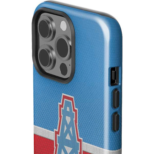 NFL Houston Oilers Vintage iPhone 15 Pro Impact Case