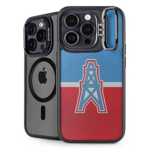 NFL Houston Oilers Vintage iPhone 15 Pro Kickstand Case