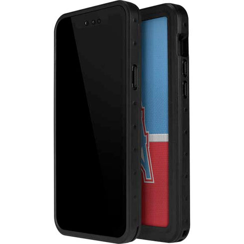 NFL Houston Oilers Vintage iPhone 15 Pro Waterproof Case