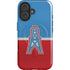 NFL Houston Oilers Vintage iPhone 16 Plus Magsafe Impact Case