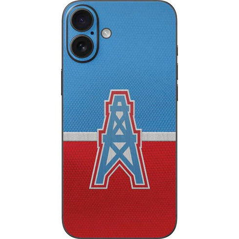 NFL Houston Oilers Vintage iPhone 16 Plus Skin