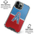 NFL Houston Oilers Vintage iPhone 16 Pro Clear Case