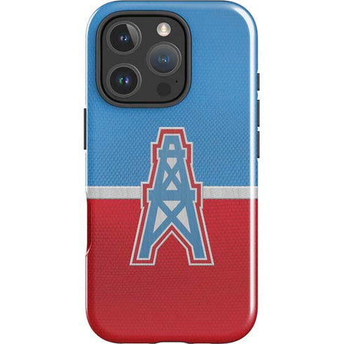 NFL Houston Oilers Vintage iPhone 16 Pro Impact Case
