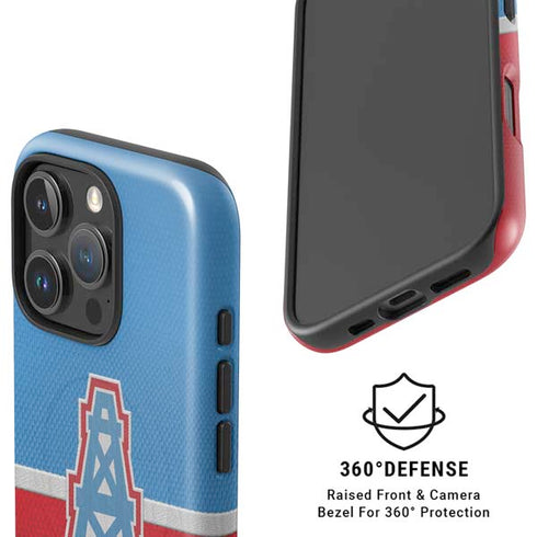 NFL Houston Oilers Vintage iPhone 16 Pro Magsafe Impact Case