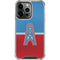NFL Houston Oilers Vintage iPhone 16 Pro Max Clear Case