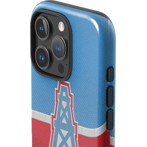 NFL Houston Oilers Vintage iPhone 16 Pro Max Impact Case