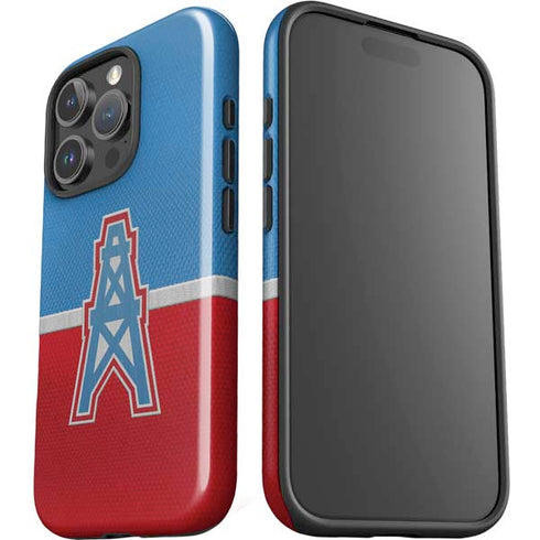 NFL Houston Oilers Vintage iPhone 16 Pro Max Impact Case