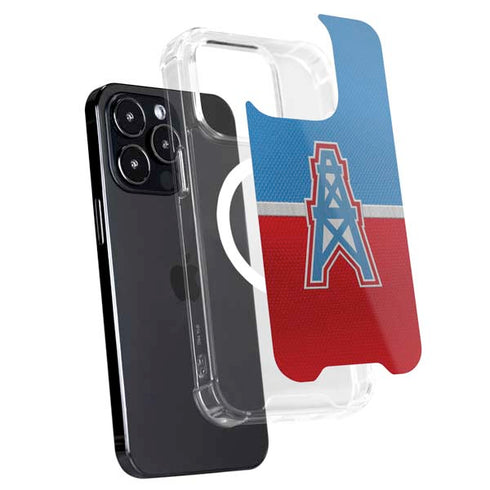 NFL Houston Oilers Vintage iPhone 16 Pro Max MagSafe Case