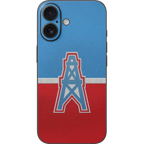 NFL Houston Oilers Vintage iPhone 16 Skin
