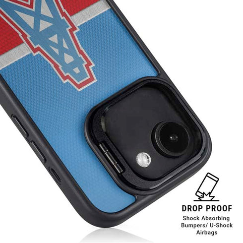 NFL Houston Oilers Vintage iPhone 16e Kickstand Case