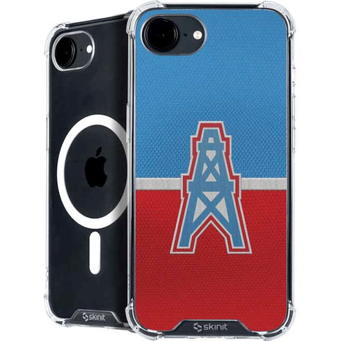 NFL Houston Oilers Vintage iPhone 16e MagSafe Case