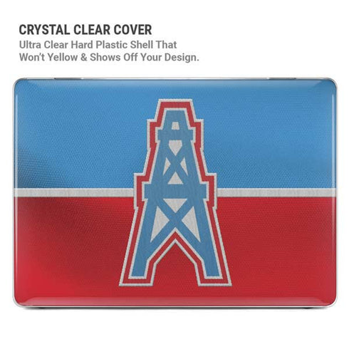 NFL Houston Oilers Vintage MacBook Pro 14in (2021-24) Case plus Skin