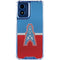 NFL Houston Oilers Vintage Moto G Play 4G (2024) Clear Case