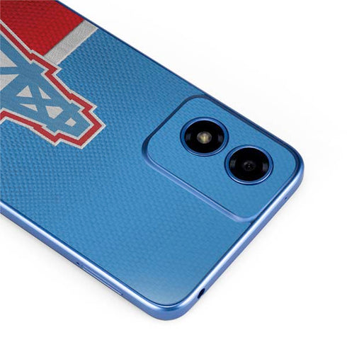 NFL Houston Oilers Vintage Moto G Play 4G (2024) Skin