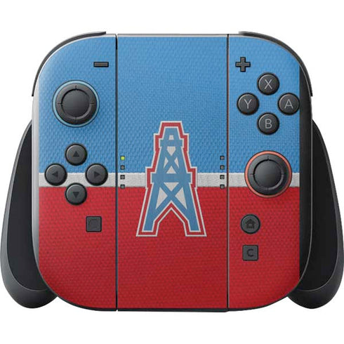 NFL Houston Oilers Vintage Nintendo Switch 2 (2025) with Joy-Con Skin