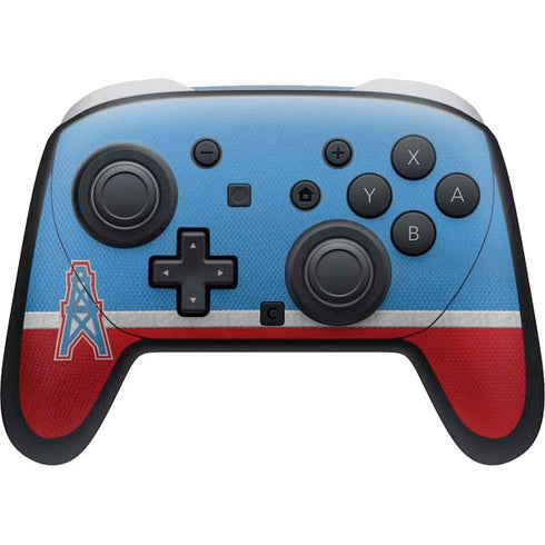NFL Houston Oilers Vintage Nintendo Switch 2 (2025) Pro Controller Skin