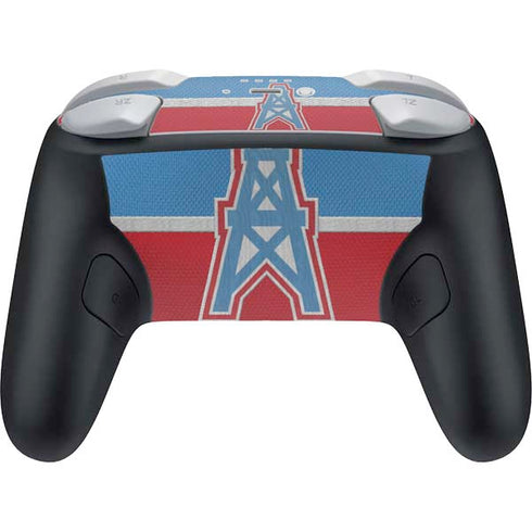 NFL Houston Oilers Vintage Nintendo Switch 2 (2025) Pro Controller Skin