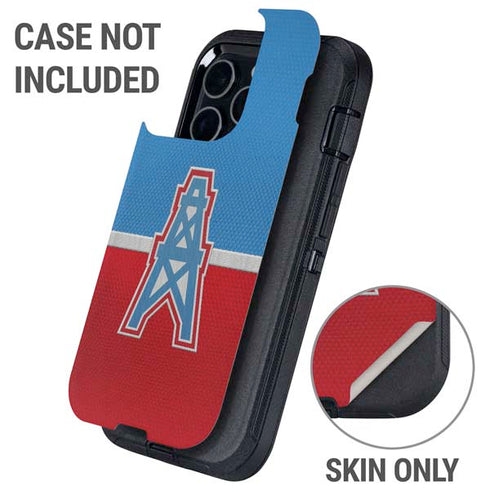 NFL Houston Oilers Vintage Otterbox Defender iPhone Skin