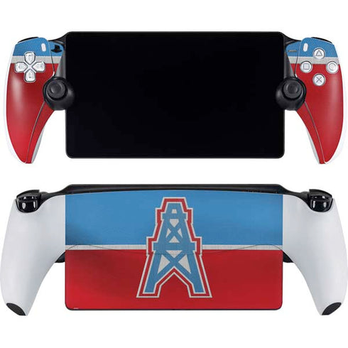 NFL Houston Oilers Vintage PlayStation Portal Remote Player Skin