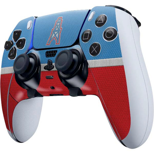 NFL Houston Oilers Vintage PS5 DualSense Edge Pro Controller Skin