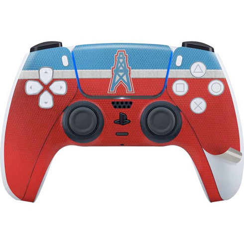 NFL Houston Oilers Vintage PS5 Pro Bundle Skin