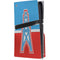 NFL Houston Oilers Vintage PS5 Pro Disk Console Skin