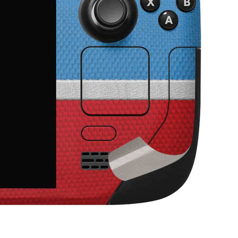 NFL Houston Oilers Vintage Steam Deck Handheld Gaming Computer OLED Skin
