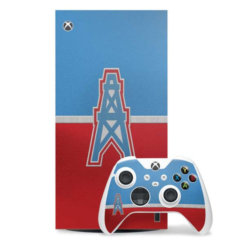 NFL Houston Oilers Vintage Xbox Series X Skins