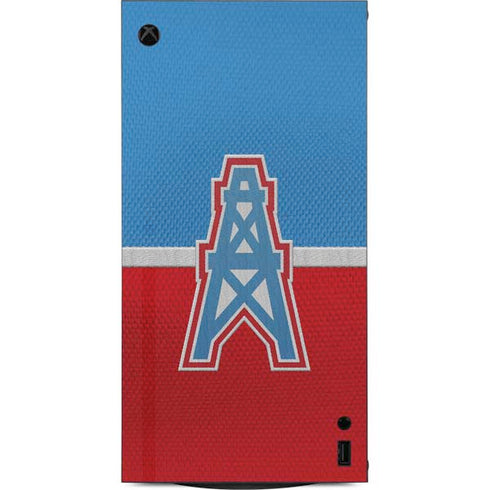 NFL Houston Oilers Vintage XBox Series X Digital Edition Console Skin