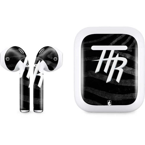 NBA Houston Rockets Black Animal Print Apple AirPods Skin