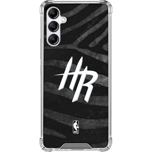 NBA Houston Rockets Black Animal Print Gabb Phone 4 Clear Case