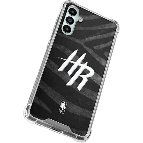 NBA Houston Rockets Black Animal Print Gabb Phone 4 Clear Case