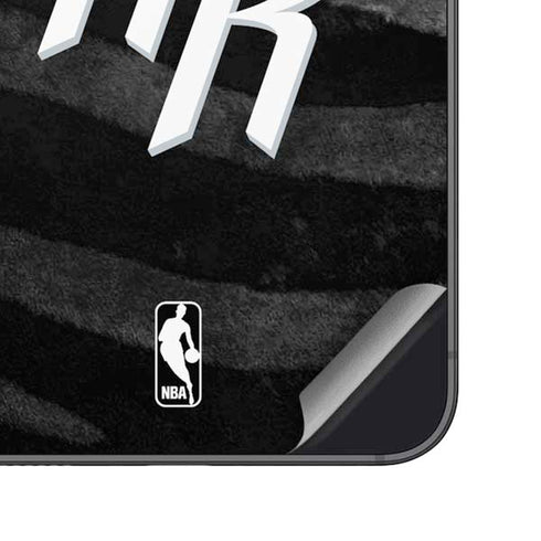 NBA Houston Rockets Black Animal Print Galaxy A16 5G Skin