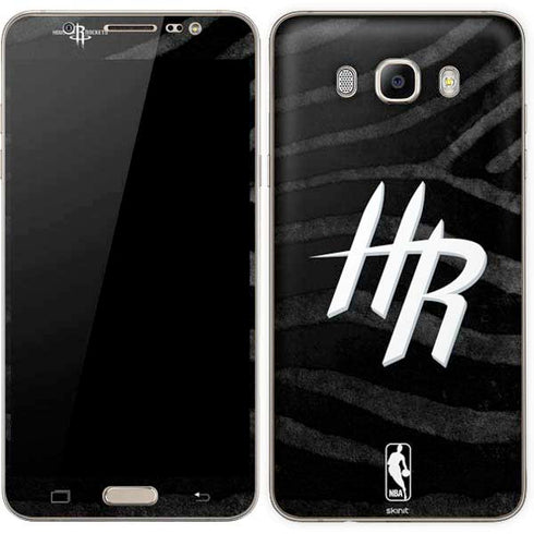 NBA Houston Rockets Black Animal Print Galaxy J7 Skin