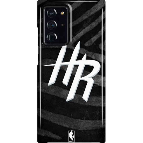 NBA Houston Rockets Black Animal Print Galaxy Cases
