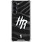 NBA Houston Rockets Black Animal Print Galaxy S24 FE Clear Case