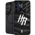 NBA Houston Rockets Black Animal Print Galaxy S24 FE Kickstand Case