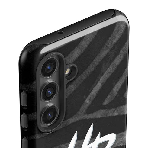 NBA Houston Rockets Black Animal Print Galaxy S25 Impact Case
