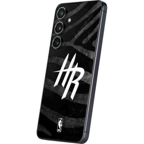 NBA Houston Rockets Black Animal Print Galaxy S24 Plus Skin