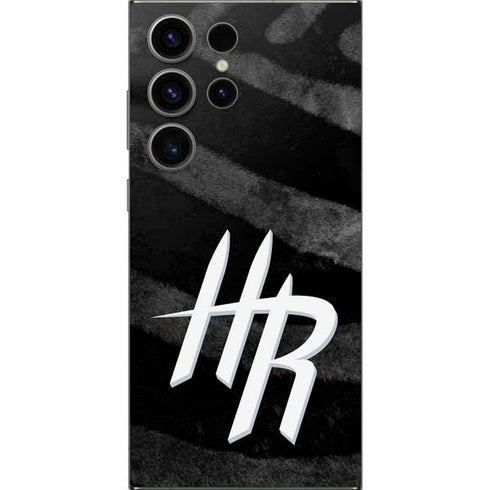 NBA Houston Rockets Black Animal Print Galaxy S25 Ultra Skin