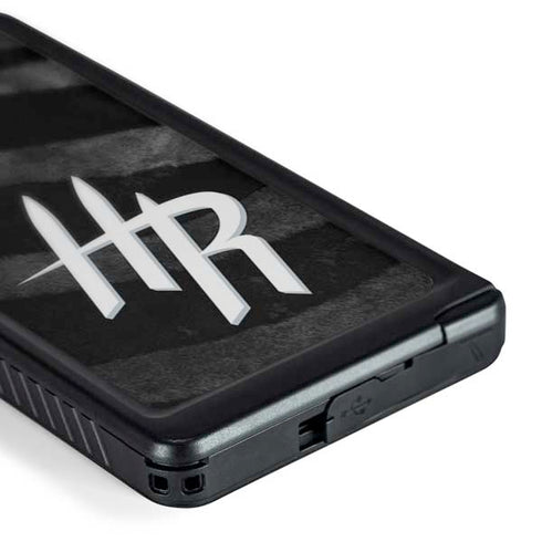 NBA Houston Rockets Black Animal Print Galaxy S24 Ultra Waterproof Case