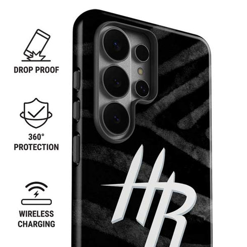 NBA Houston Rockets Black Animal Print Galaxy S26 Ultra Impact Case