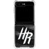 NBA Houston Rockets Black Animal Print Galaxy Z Flip6 Clear Case