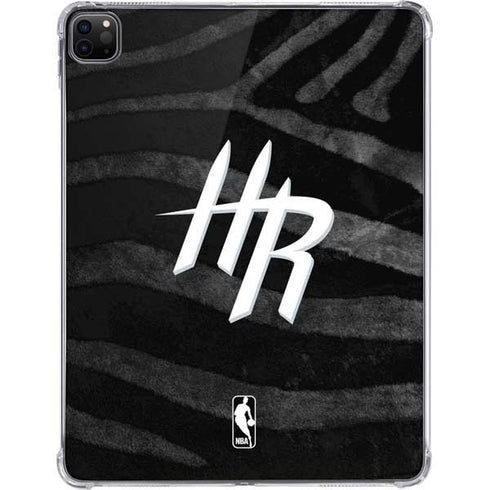 NBA Houston Rockets Black Animal Print iPad Pro 11in (2024) Clear Case