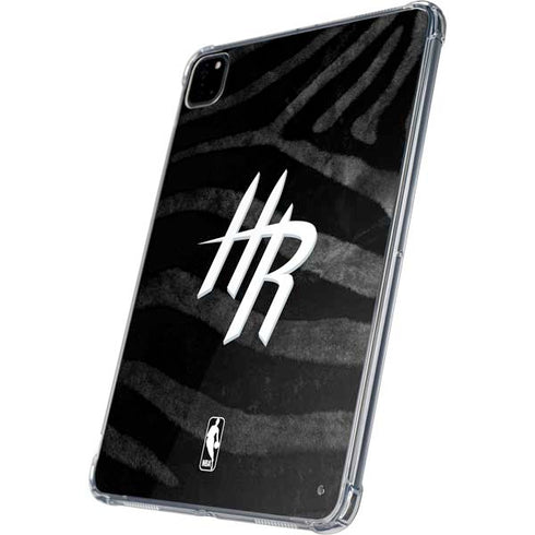NBA Houston Rockets Black Animal Print iPad Pro 11in (2024) Clear Case