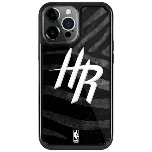 NBA Houston Rockets Black Animal Print iPhone Cases